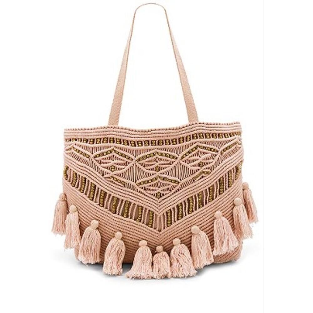 Cleobella Swoon Tote Bag in Blush - Picture 2 of 10